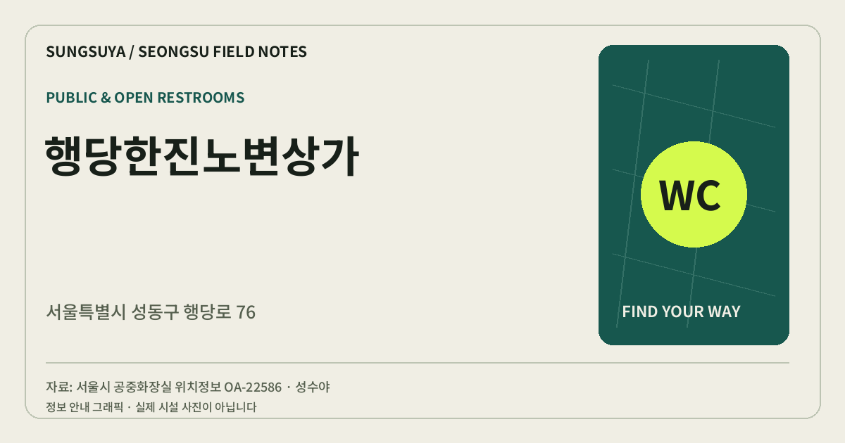 행당한진노변상가